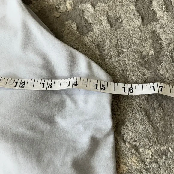 Athleta Womens High Neck Open Back Active Tank Top Light Blue Grey Size S P - Picture 5 of 6